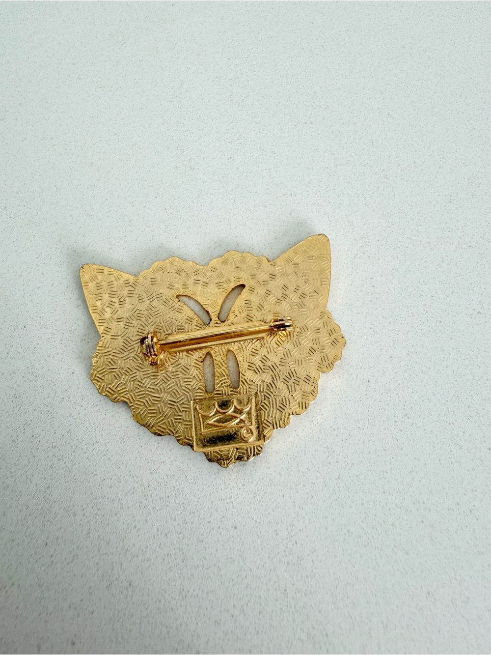 Vintage Blue Enamel Butterfly Brooch Gold Tone Pin (One of a Kind) - Picture 3 of 15